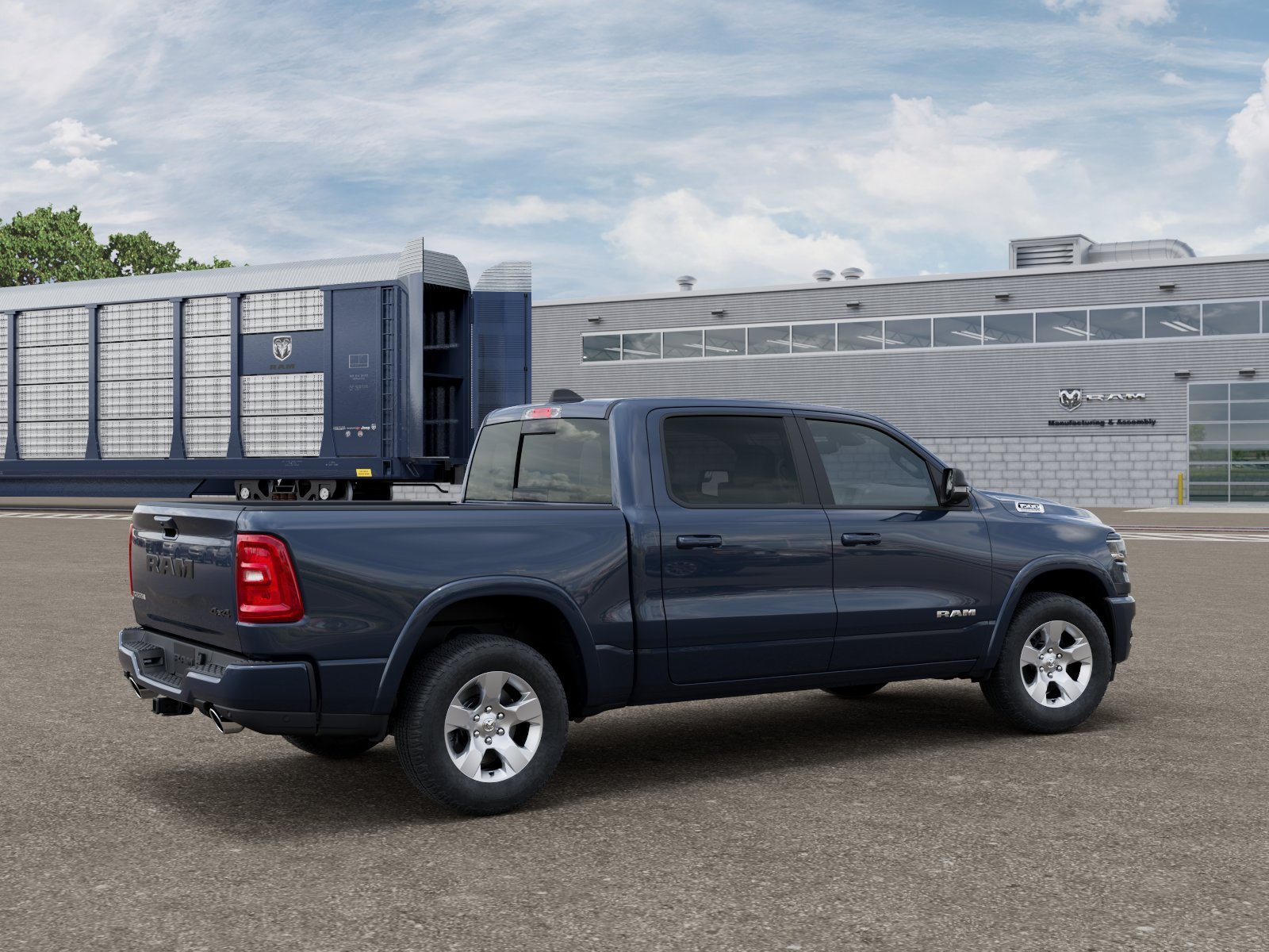 New 2026 Forged Blue Metallic Exterior Paint RAM BIG HORN image 2