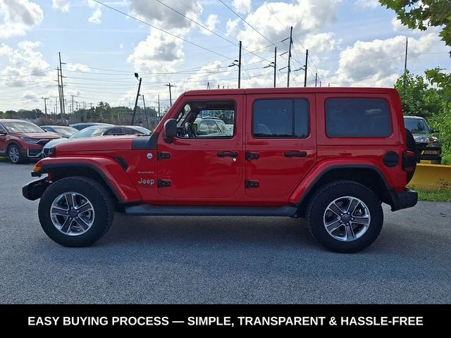 Used 2019 Red Jeep Unlimited Sahara image 5