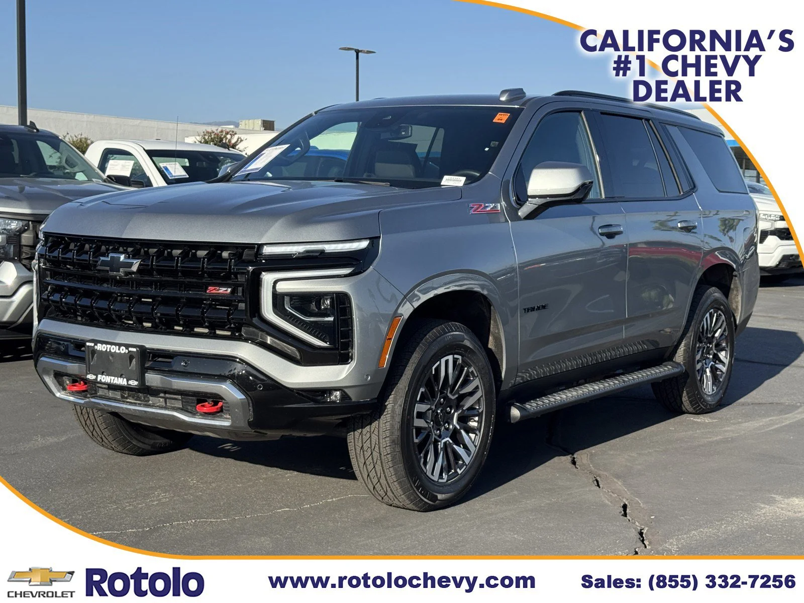Used 2025 Sterling Gray Metallic Chevrolet Z71 image 3