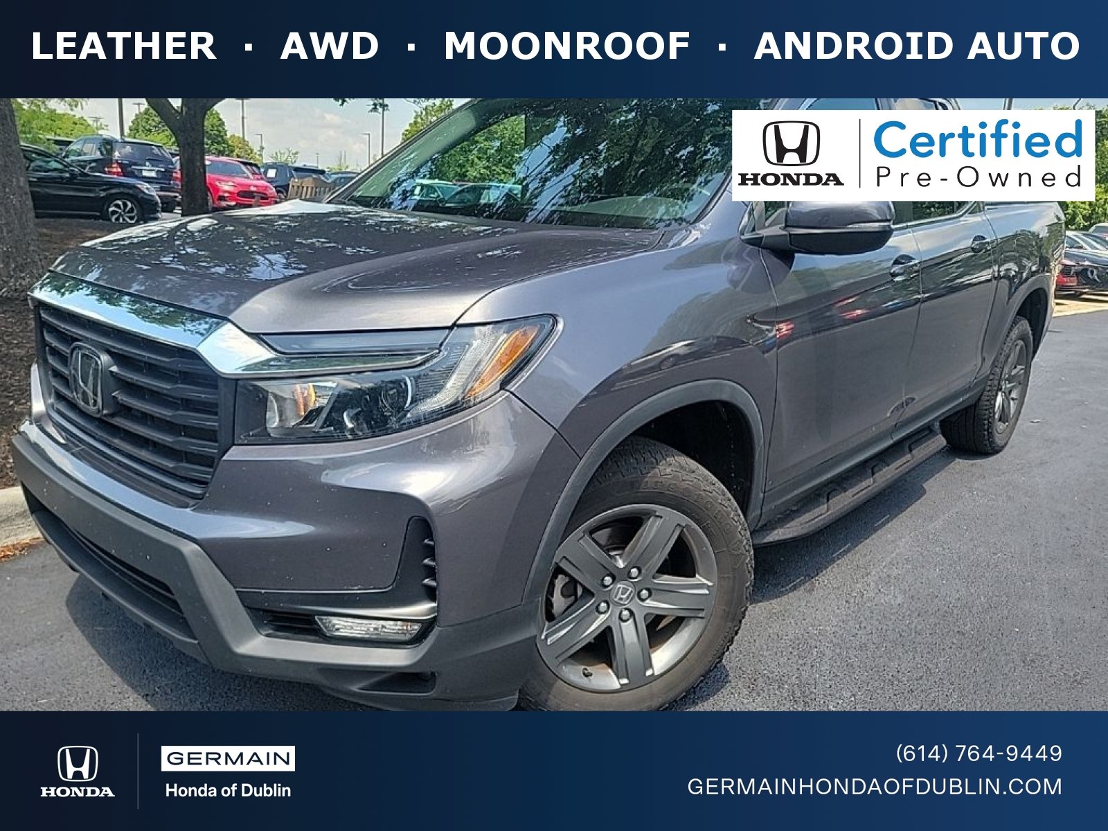 Certified Used 2023 Modern Steel Metallic Honda RTL image 1