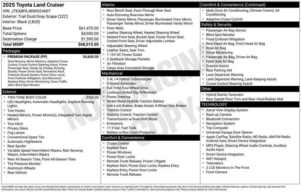 Used 2025 Gray Toyota Base image 11