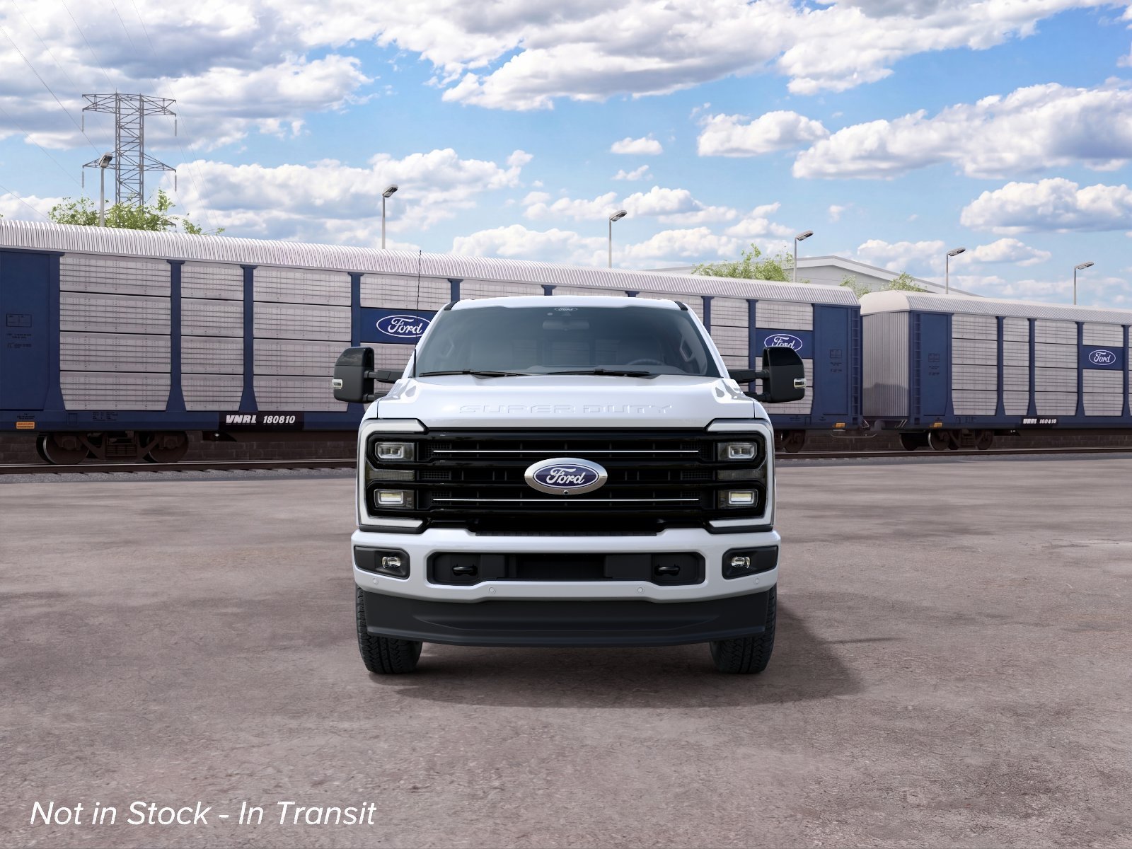 New 2027 Star White Metallic Tri-Coat Ford F-350® Platinum® image 3