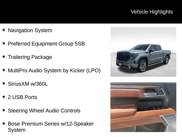 Used 2023 Sterling Metallic GMC Denali Ultimate image 8