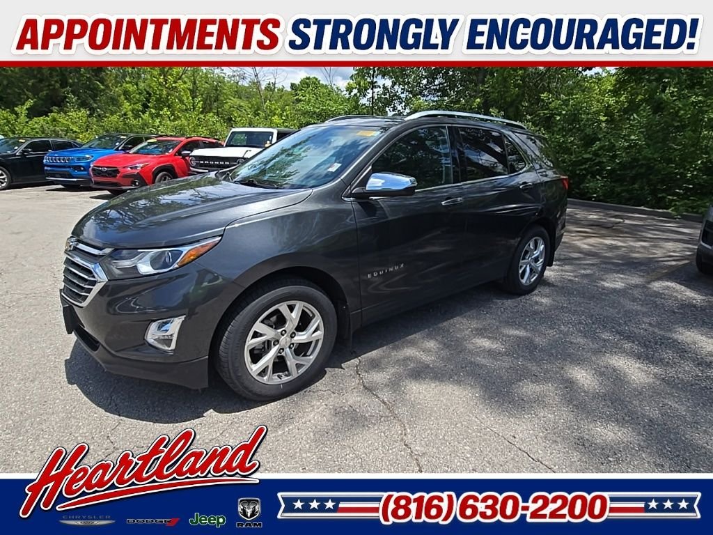 Used 2018 Chevrolet Equinox Premier with VIN 2GNAXVEV3J6343662 for sale in Kansas City