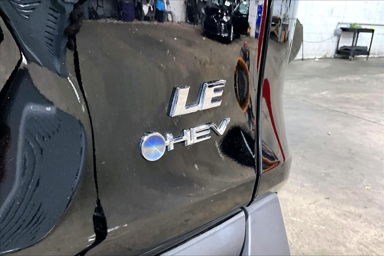 Used 2025 Midnight Black Metallic Toyota Hybrid LE image 10