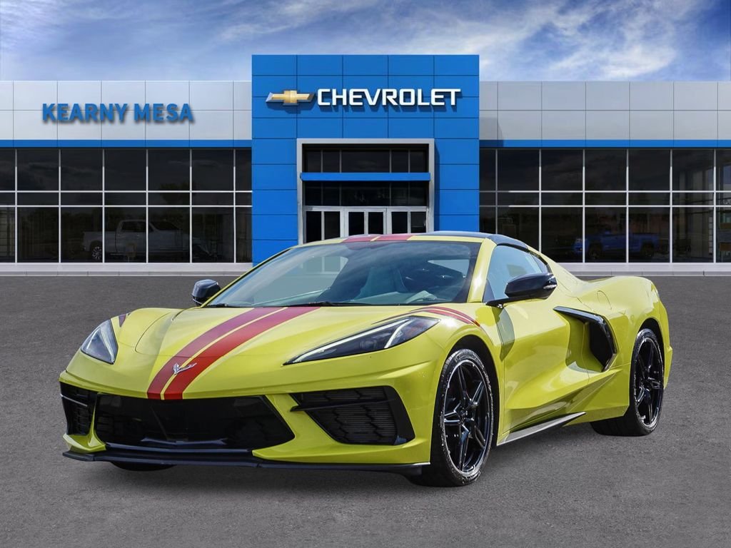 Used 2023 Yellow Chevrolet Stingray image 3