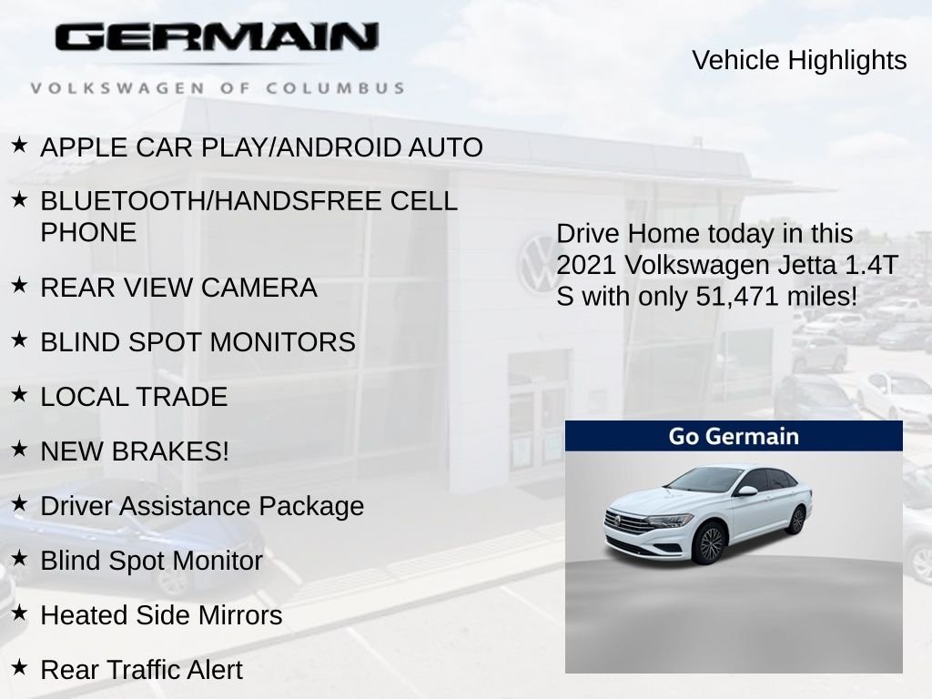 Used 2021 White Volkswagen 1.4T S image 5