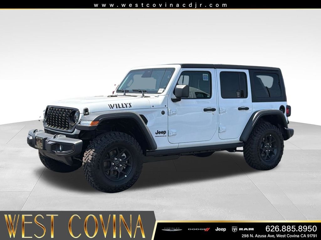 New 2026 Bright White Clear-Coat Exterior Paint Jeep Willys image 1