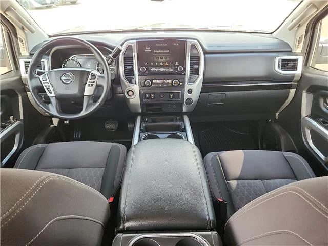 Used 2020 Gun Metallic Nissan SV (A9) 4x2 Crew Cab 5.5 ft. box 139.8 in. WB image 9