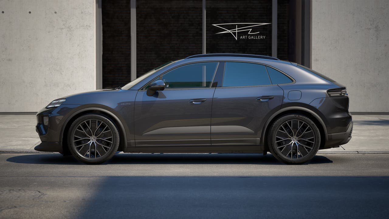 New 2027 Volcano Grey Metallic Porsche Electric image 2