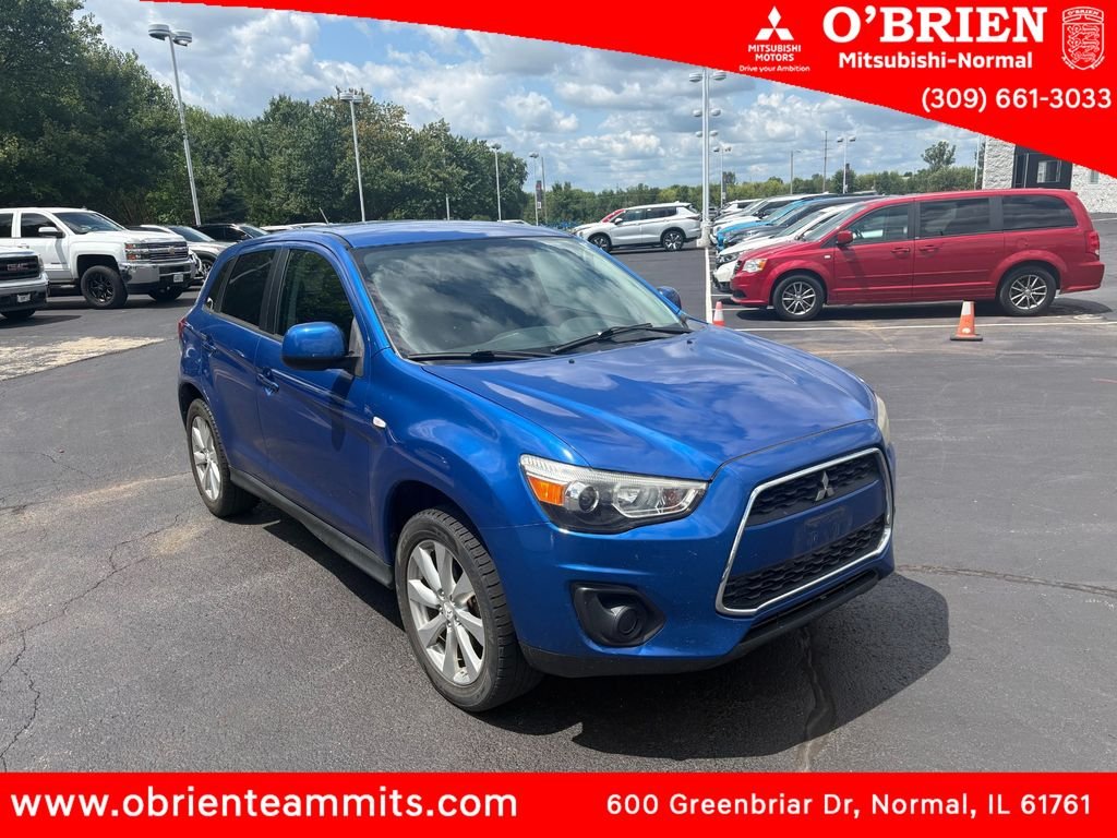 Used 2015 Octane Blue Metallic Mitsubishi ES image 1
