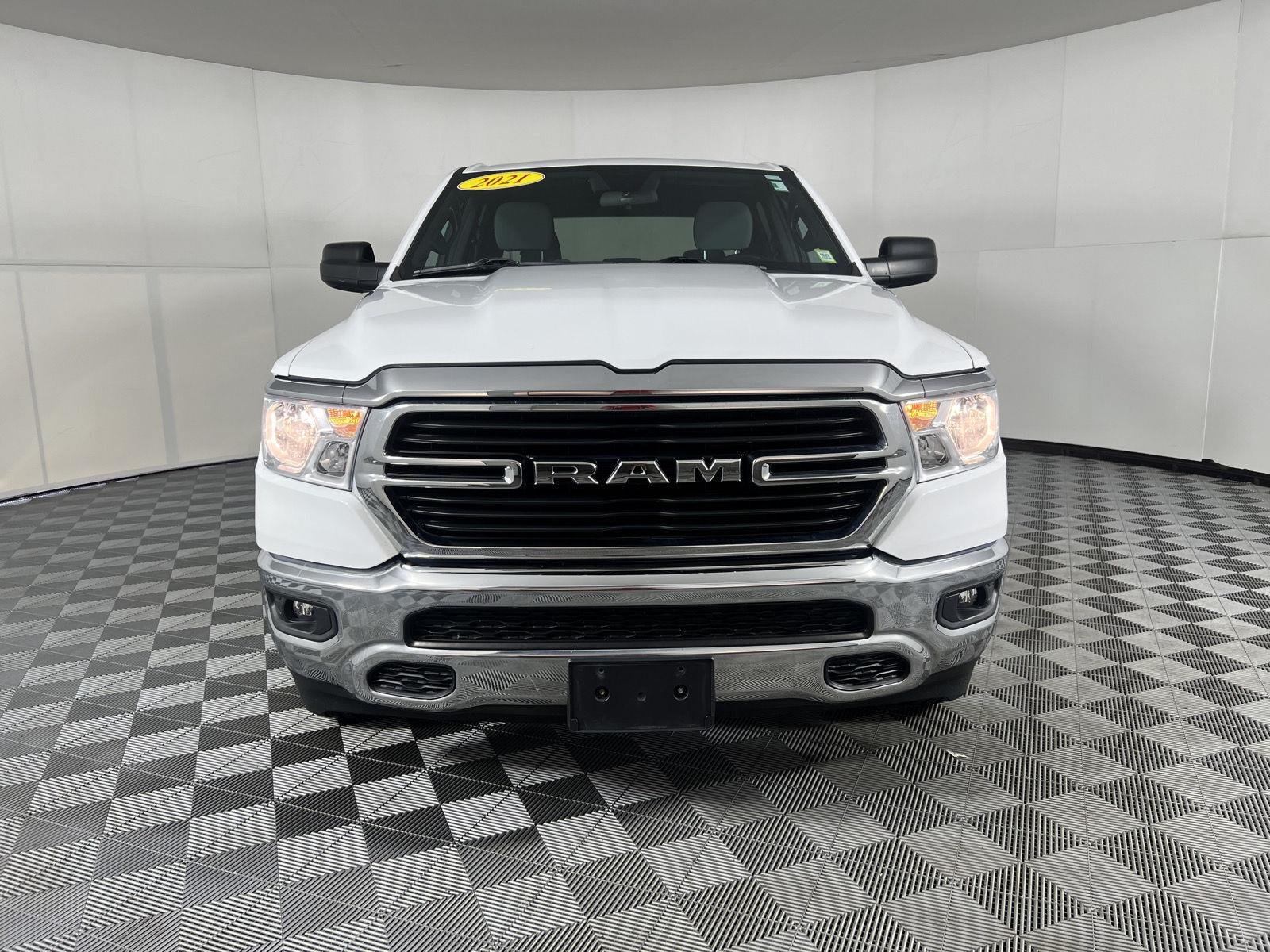 Used 2021 Bright White Clearcoat Ram Big Horn image 37