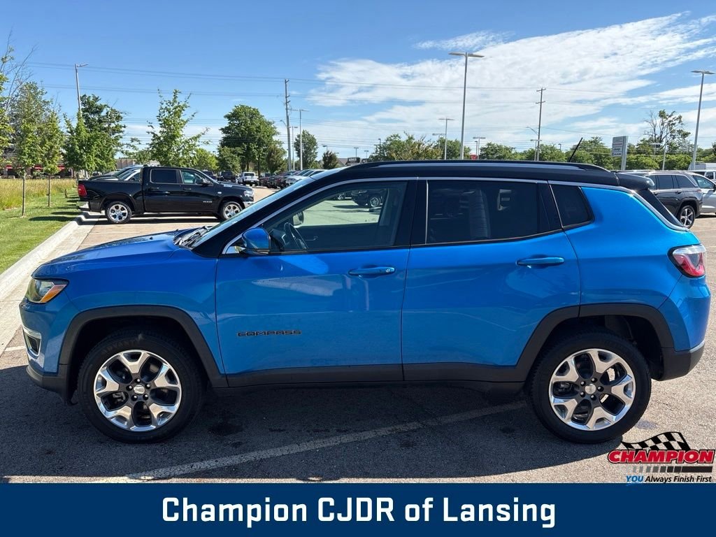 Used 2021 Laser Blue Jeep Limited image 4