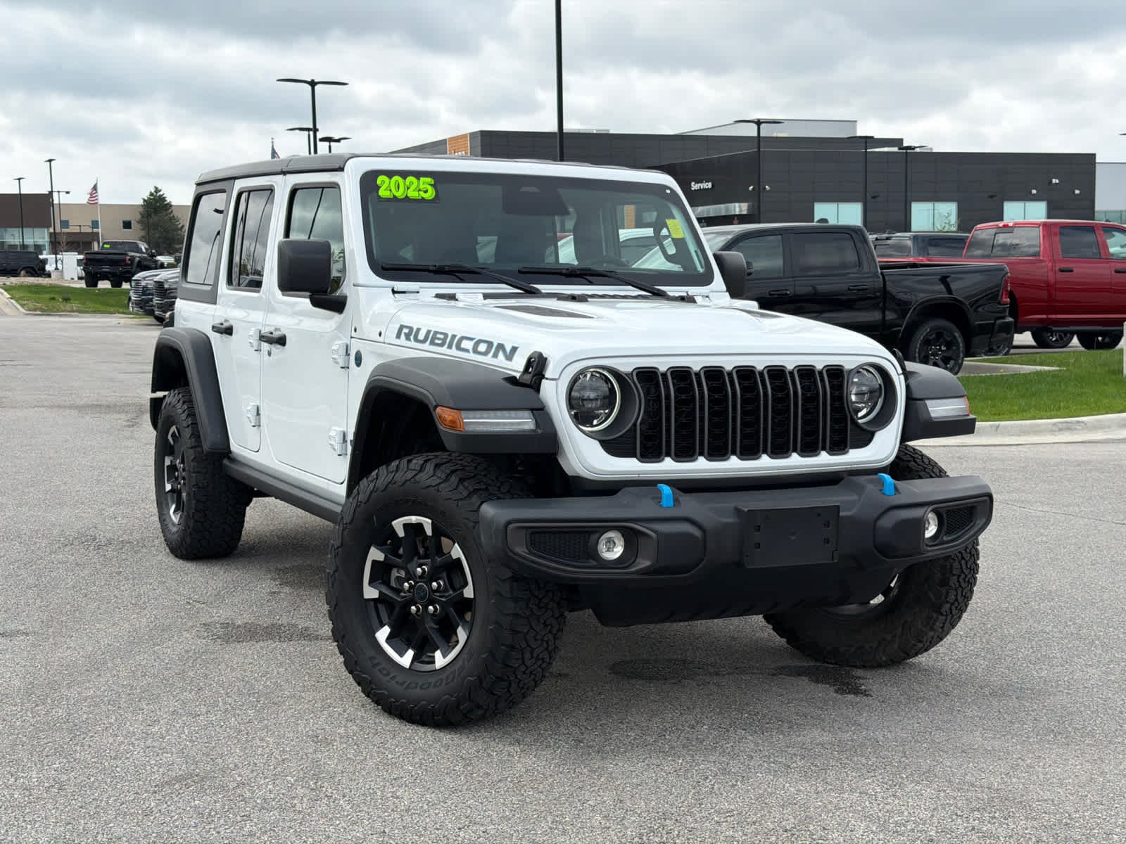 Used 2025 Jeep Wrangler 4xe Rubicon 4XE with VIN 1C4RJXR67SW579654 for sale in Kansas City
