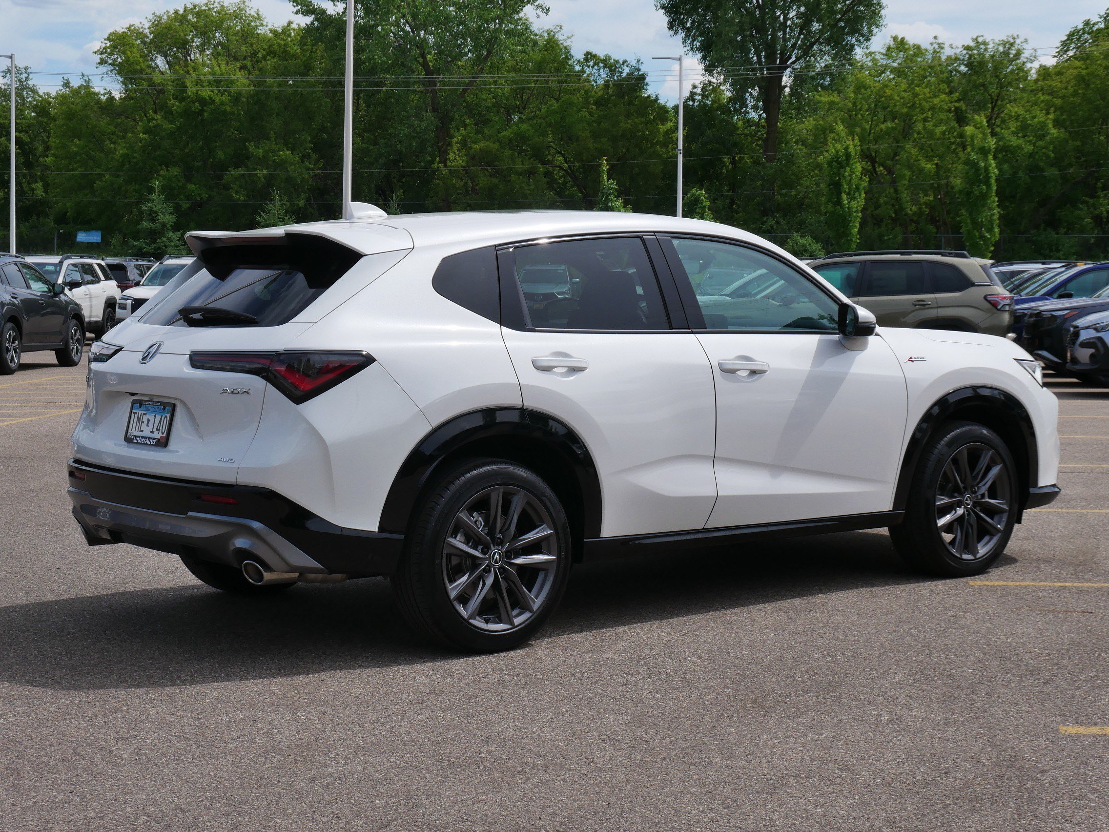 Used 2025 Platinum White Pearl Acura w/A-Spec Package image 7