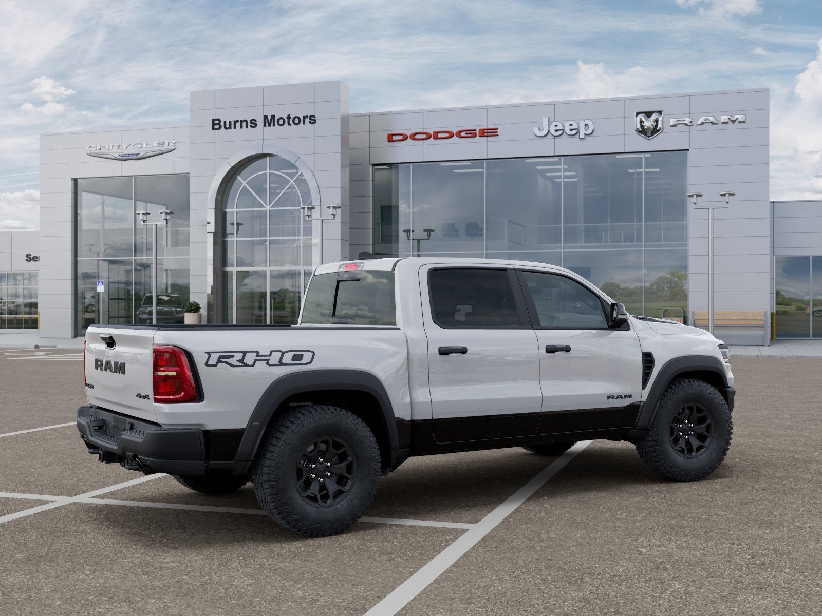 New 2026 Bright White Clear-Coat Exterior Paint RAM RHO image 30