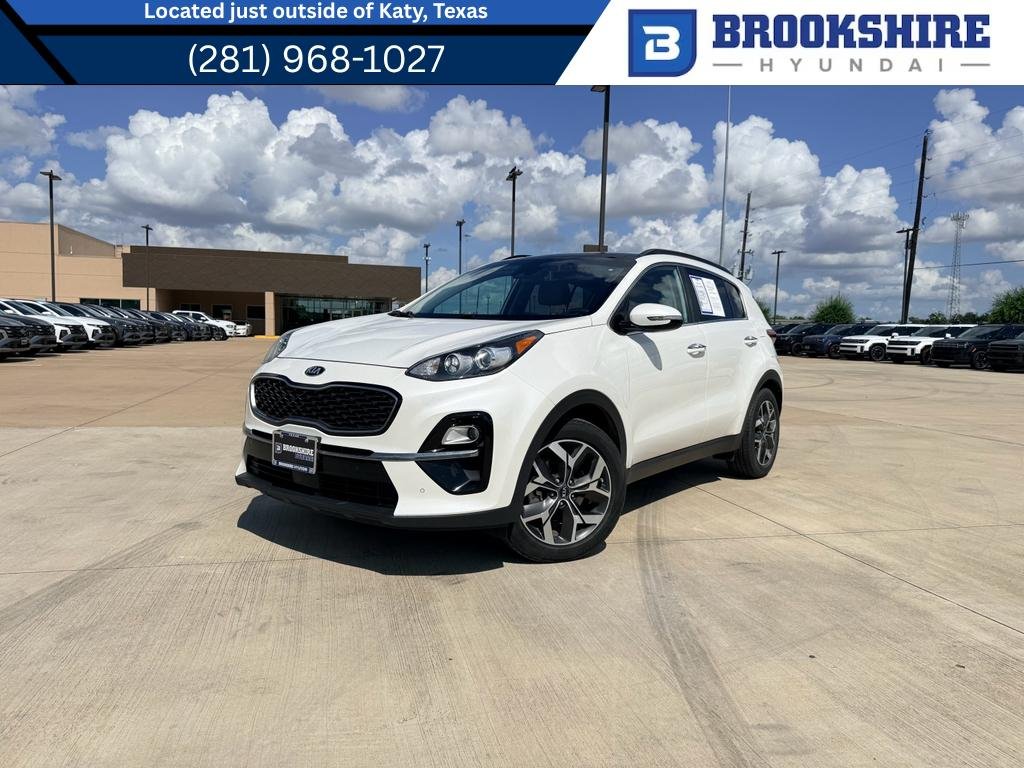 Used 2020 Snow White Pearl Kia EX image 1