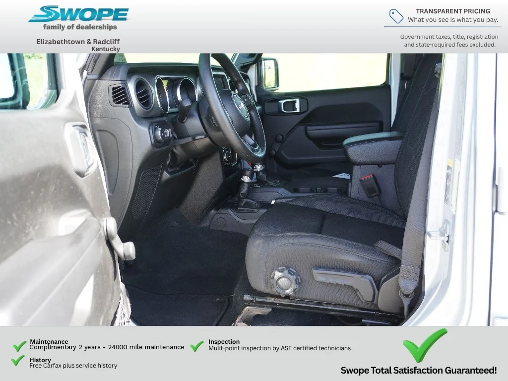 Used 2022 Silver Zynith Clearcoat Jeep Unlimited Sport image 12