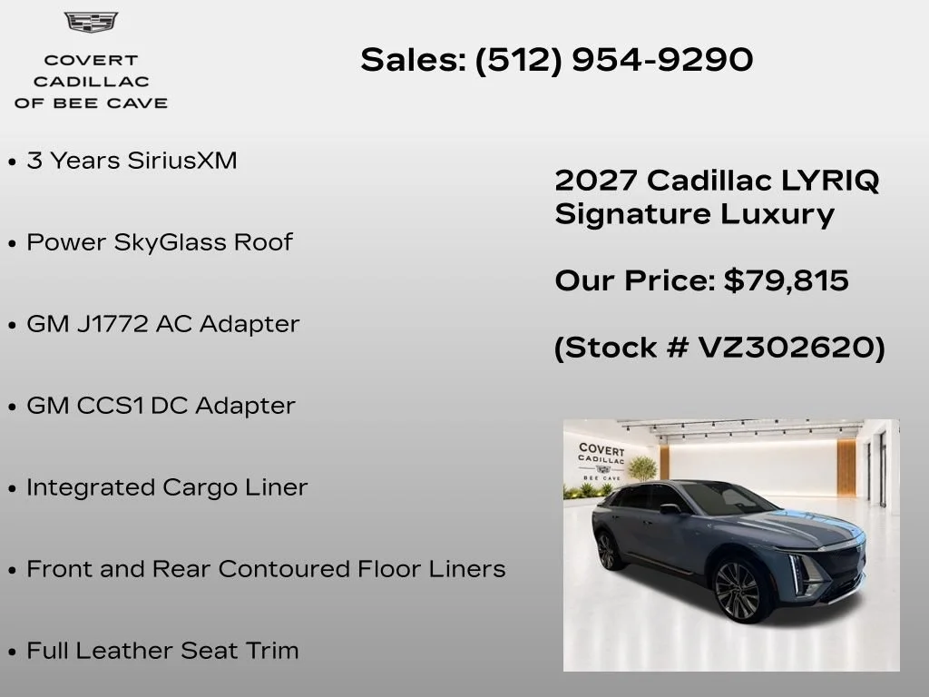 2027 Cadillac LYRIQ Signature Luxury - Photo 14