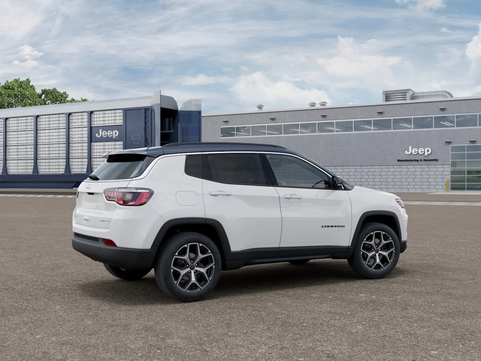New 2026 Bright White Clear-Coat Exterior Paint Jeep Limited image 4
