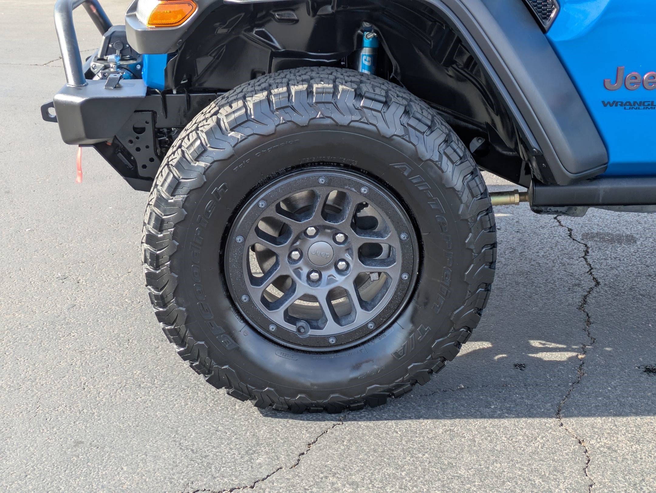 Used 2021 Hydro Blue Pearlcoat Jeep Unlimited Rubicon image 11