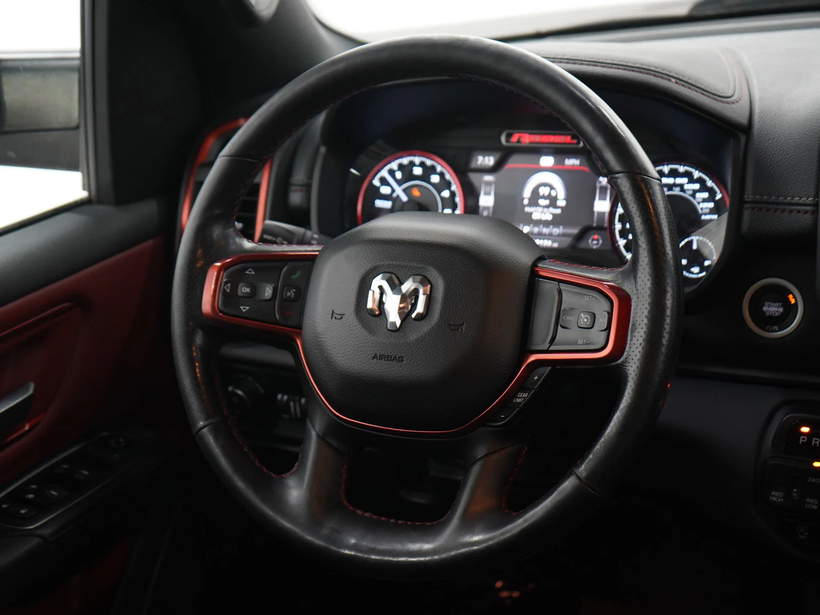 Used 2019 Flame Red Clearcoat Ram Rebel image 14