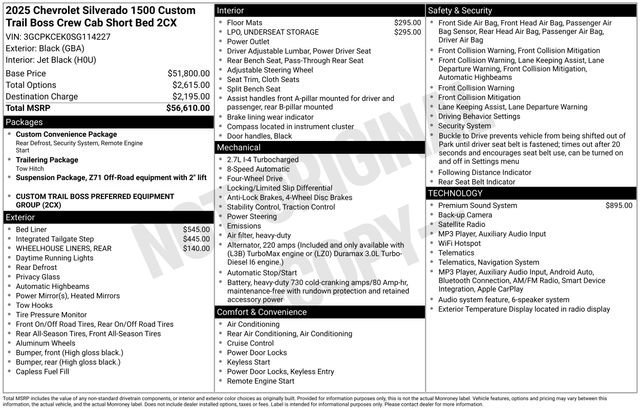2025 Chevrolet Silverado 1500 Custom Trail Boss - Photo 40
