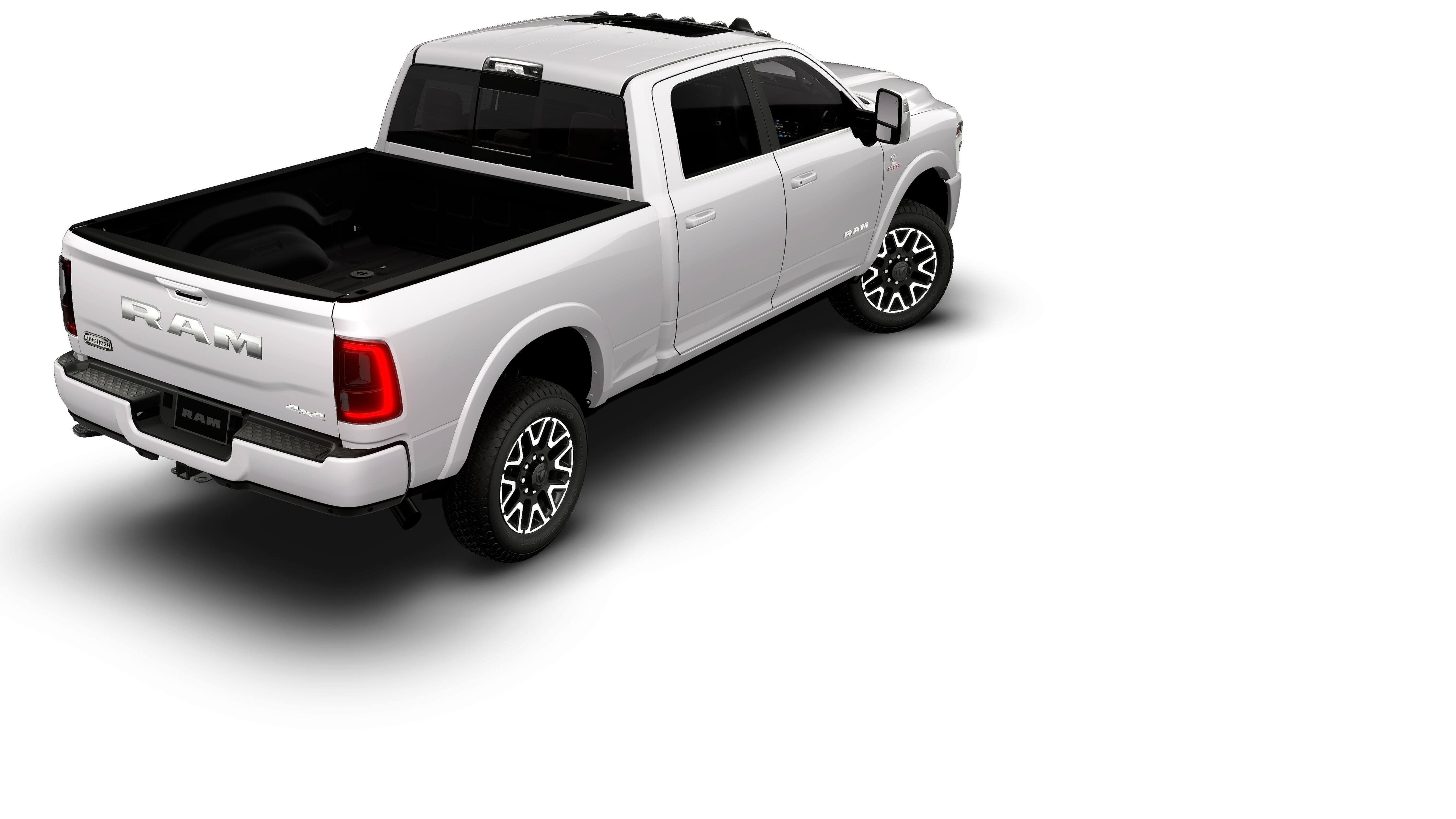 New 2026 Bright White Clear-Coat Exterior Paint RAM Longhorn image 14