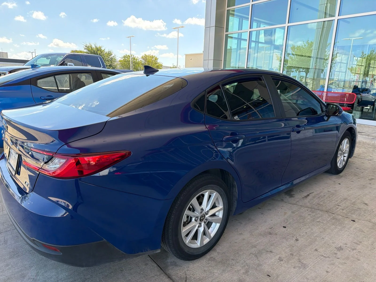 Used 2025 Blue Toyota LE image 17
