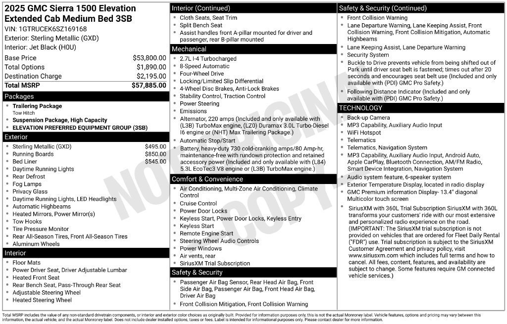 Certified Used 2025 Silver GMC Elevation image 25