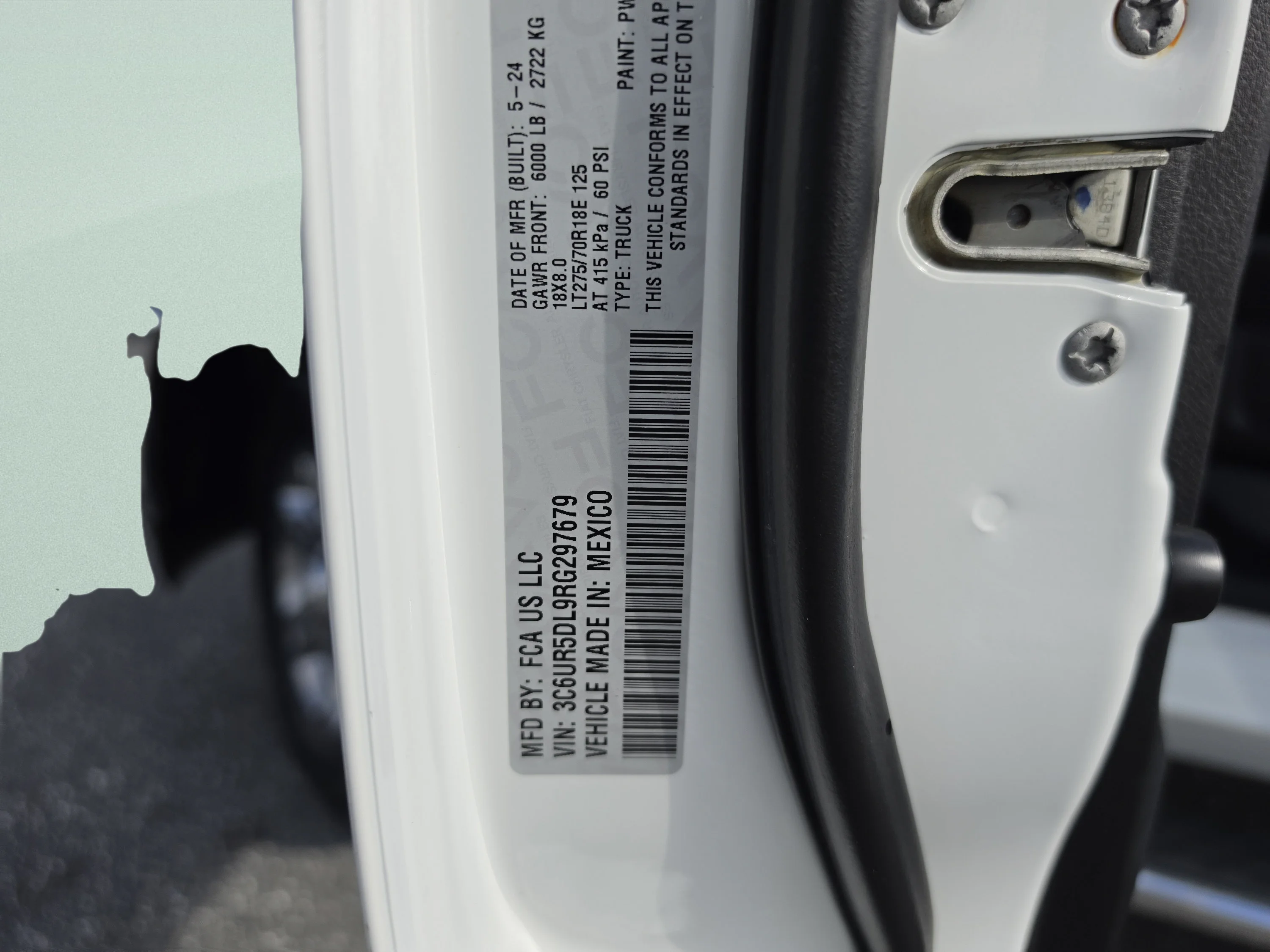 Used 2024 Bright White Clearcoat Ram Big Horn image 40