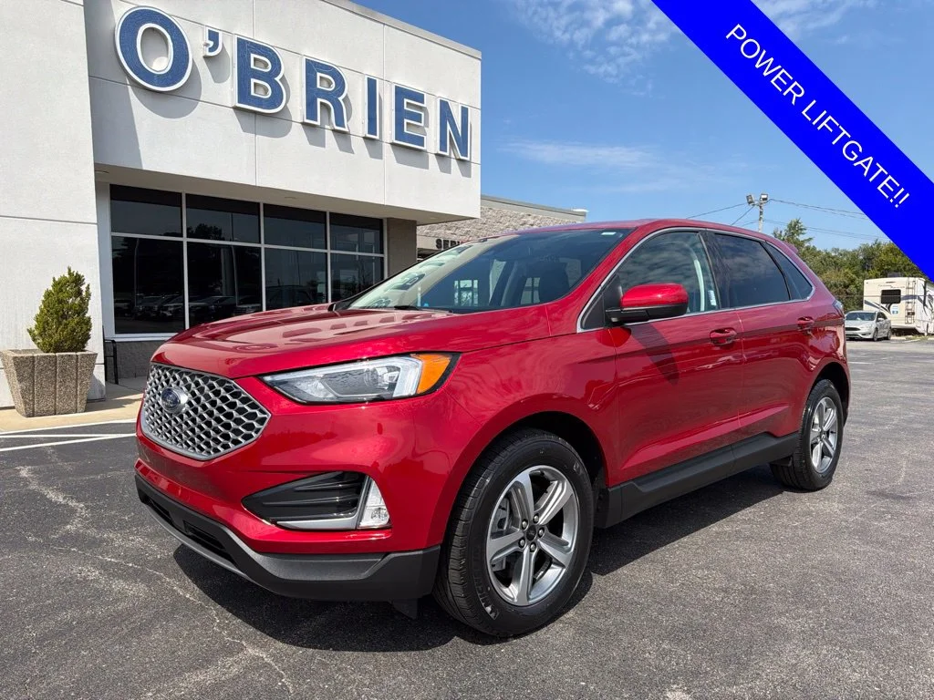 Used 2023 Rapid Red Metallic Tinted Clearcoat Ford SEL image 1
