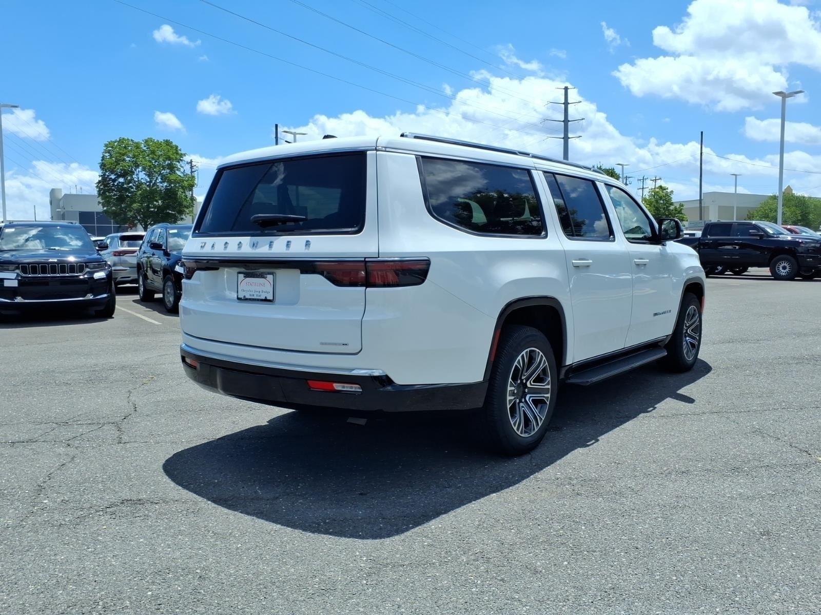 Used 2024 Bright White Clearcoat Jeep Series II image 3