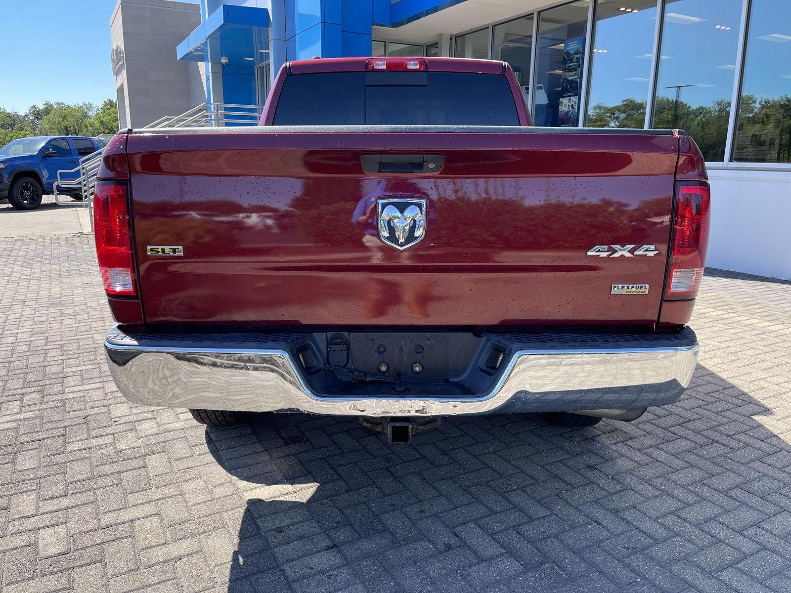 Used 2015 Deep Cherry Red Crystal Pearlcoat Ram SLT image 4