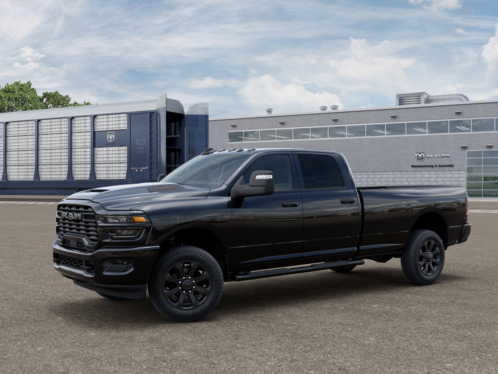 New 2026 Diamond Black Crystal Pearlcoat RAM Black Express image 1