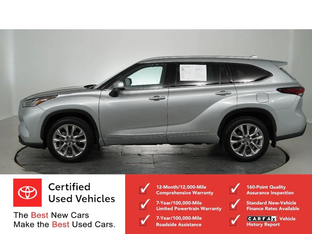 Used 2025 Celestial Silver Metallic Toyota Hybrid Limited image 6