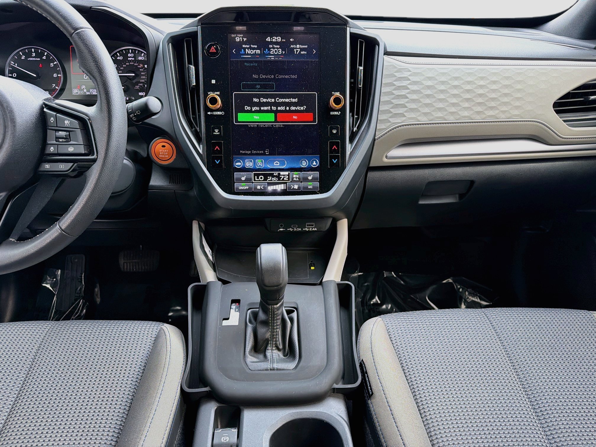 Used 2025 Crystal White Pearl Subaru Premium image 19