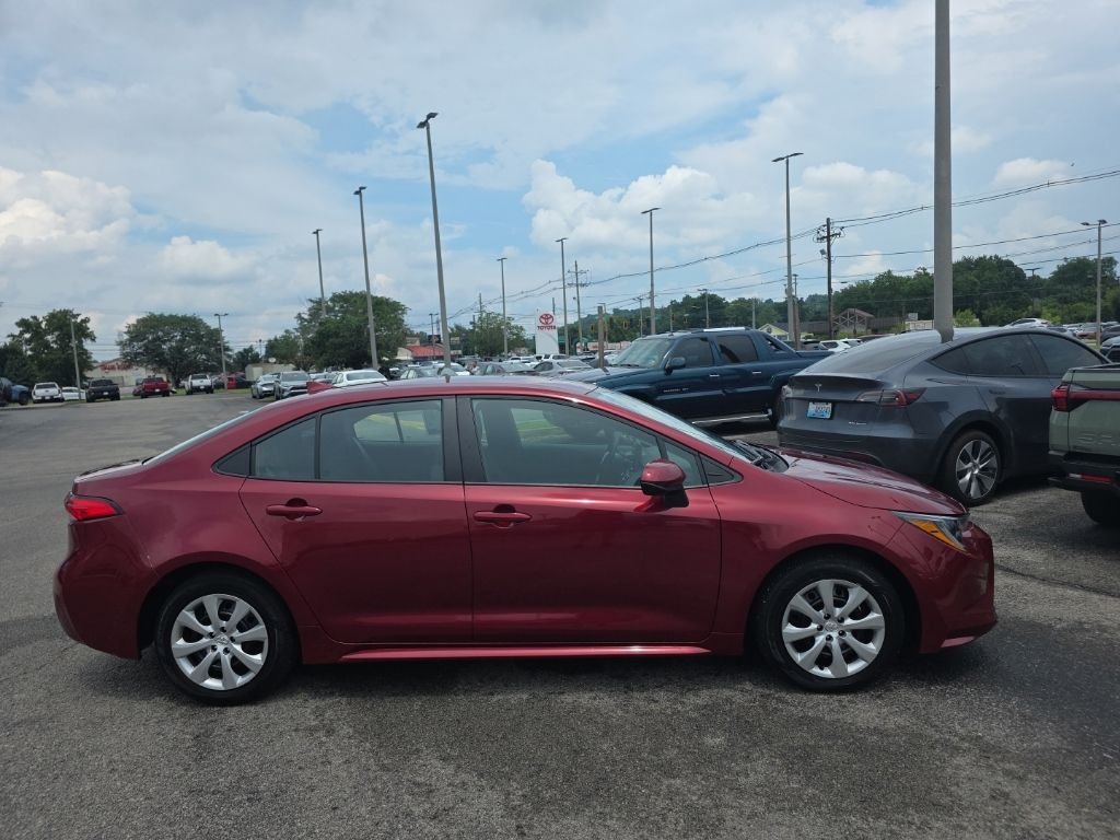 Certified Used 2025 Red Toyota LE image 3