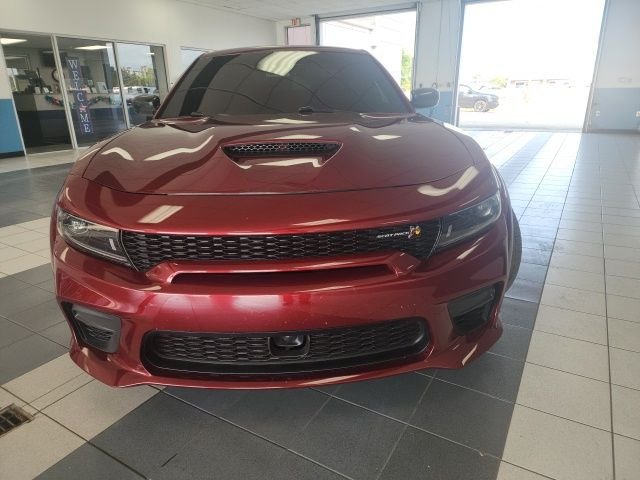 Used 2022 Octane Red Pearlcoat Dodge R/T Scat Pack Widebody image 8