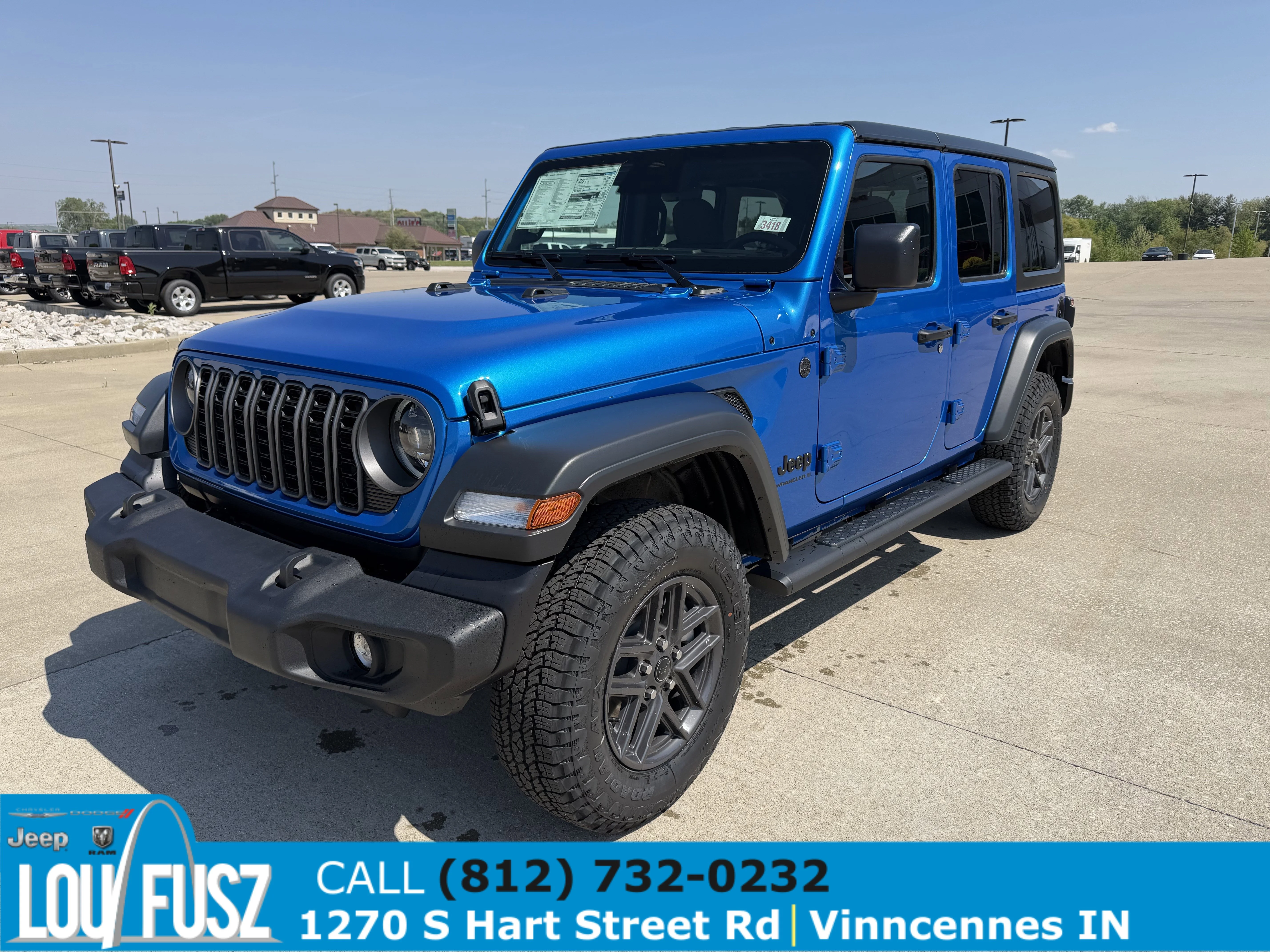 New 2026 Hydro Blue Pearl-Coat Exterior Paint Jeep Sport S image 3