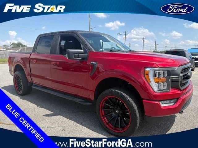 Used 2022 Red Ford XLT image 1