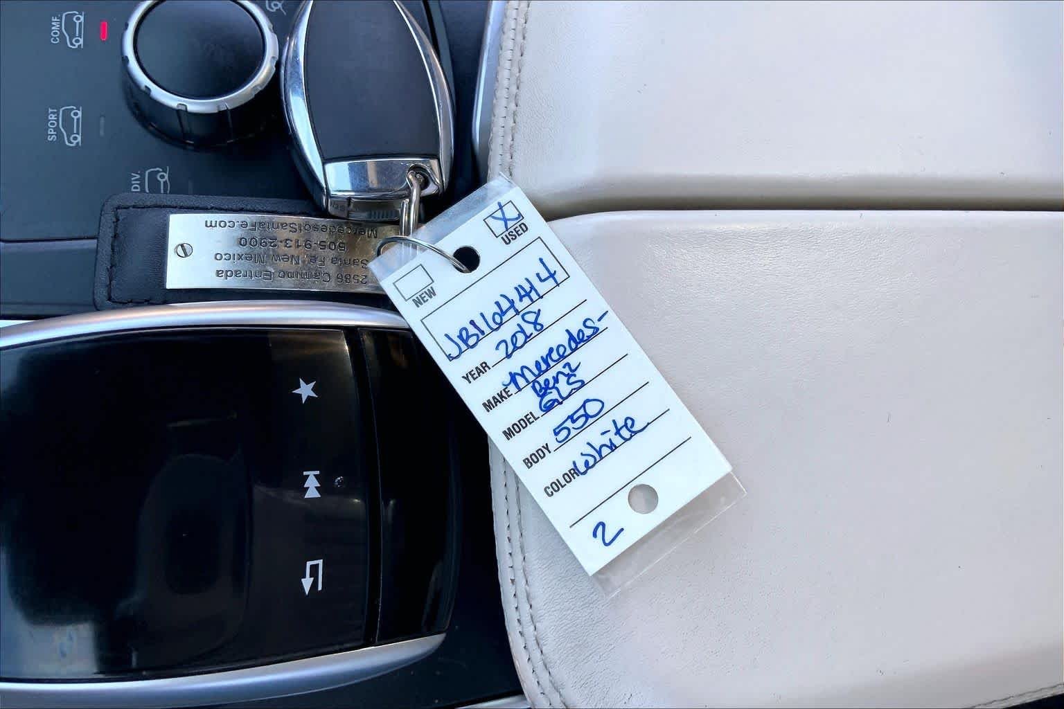 Used 2018 designo Diamond White Metallic Mercedes-Benz GLS 550 image 14
