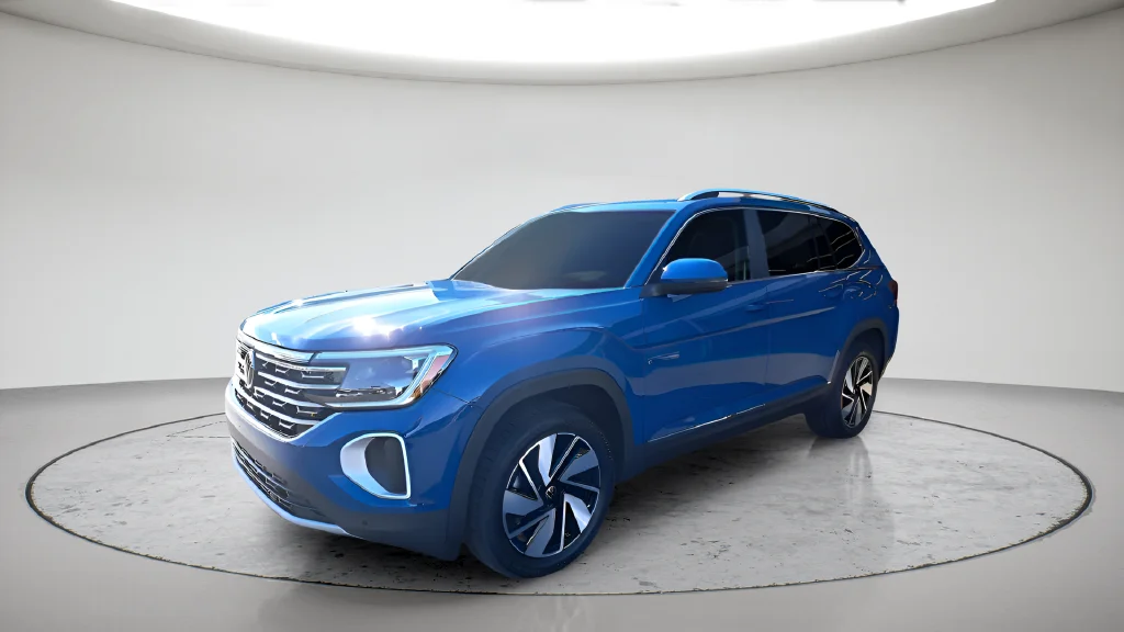 New 2026 Blue Volkswagen SEL image 1
