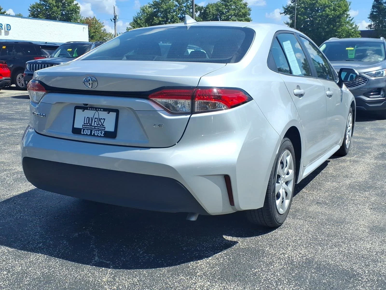 Used 2024 Classic Silver Metallic Toyota LE image 3