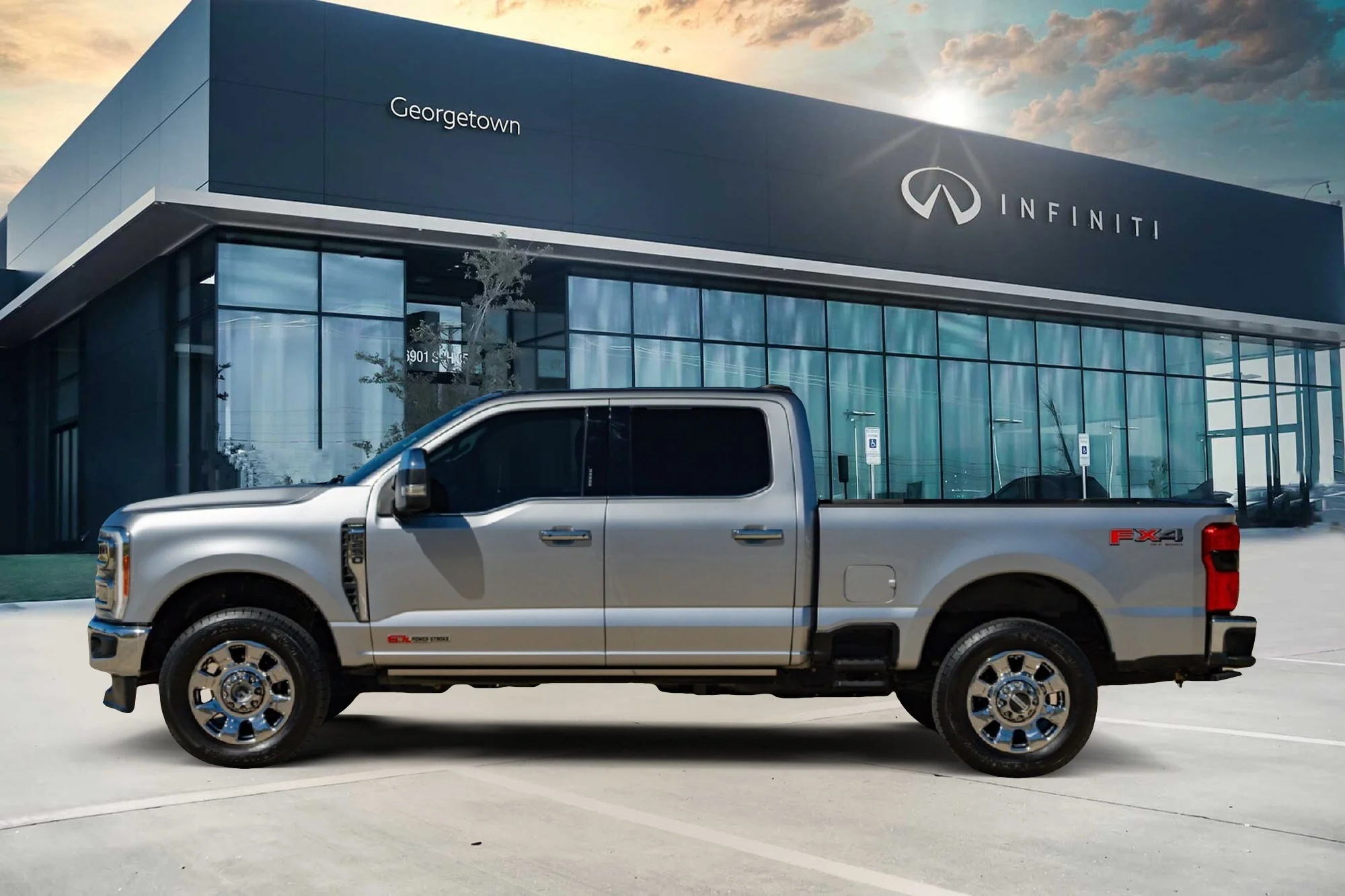 Used 2023 Silver Ford Lariat image 7
