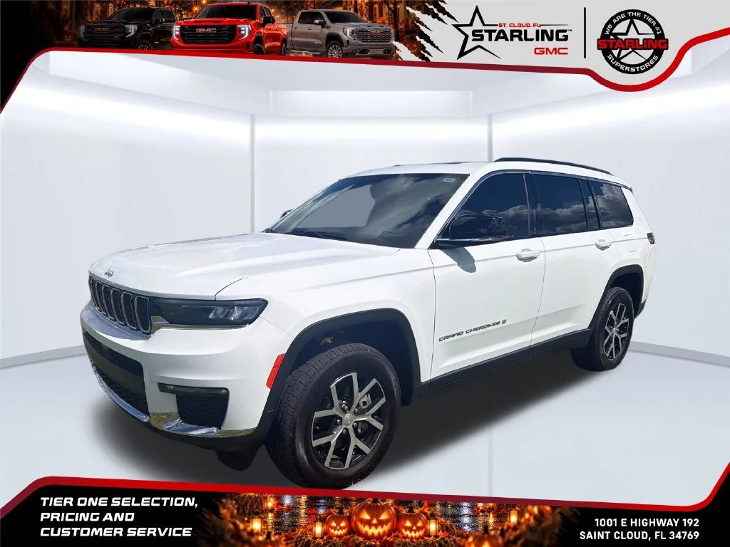 Used 2025 White Jeep Limited 4x4 image 1