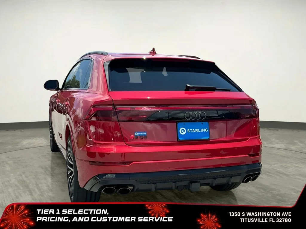 Used 2025 Red Audi 4.0T Premium Plus image 7