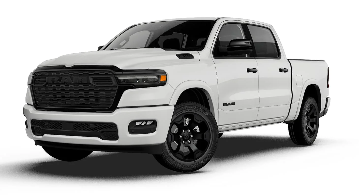 New 2027 Bright White Clear-Coat Exterior Paint RAM BIG HORN image 1