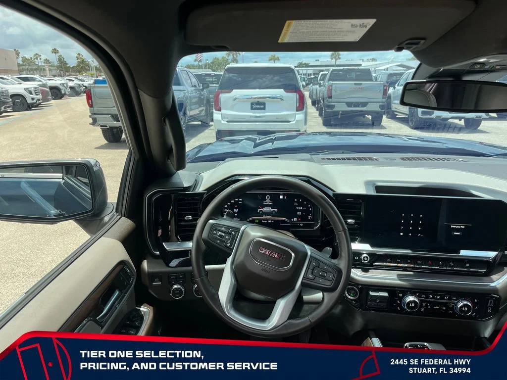 Used 2023 Pacific Blue Metallic GMC SLT image 13