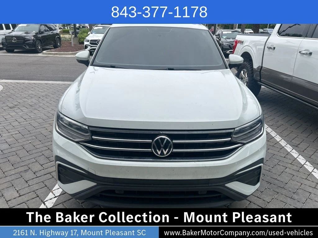Used 2022 Volkswagen Tiguan S with VIN 3VV1B7AX1NM010206 for sale in Mount Pleasant, SC
